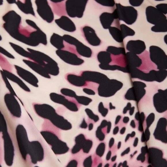 Laura Leopard Print Top Pink - Picture 4 of 8